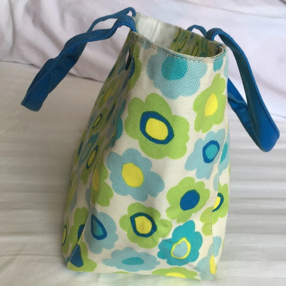 Jim Thompson Multicolor Floral Canvas Handbag - Picture 8 of 15